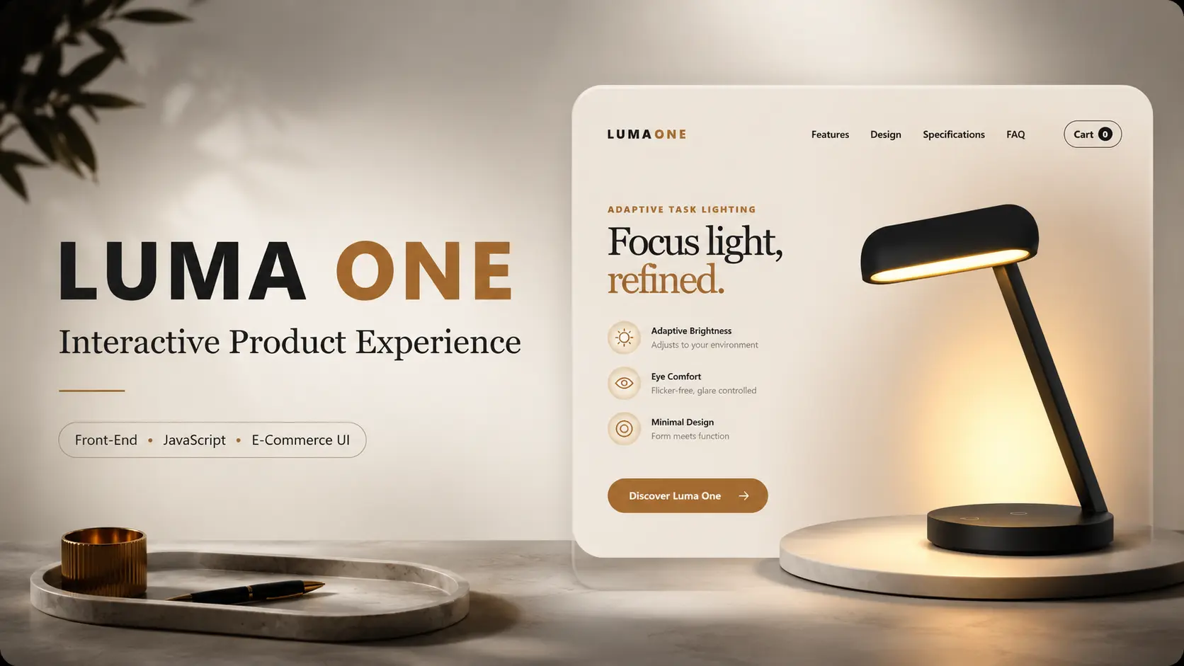 Luma One interactive product experience preview